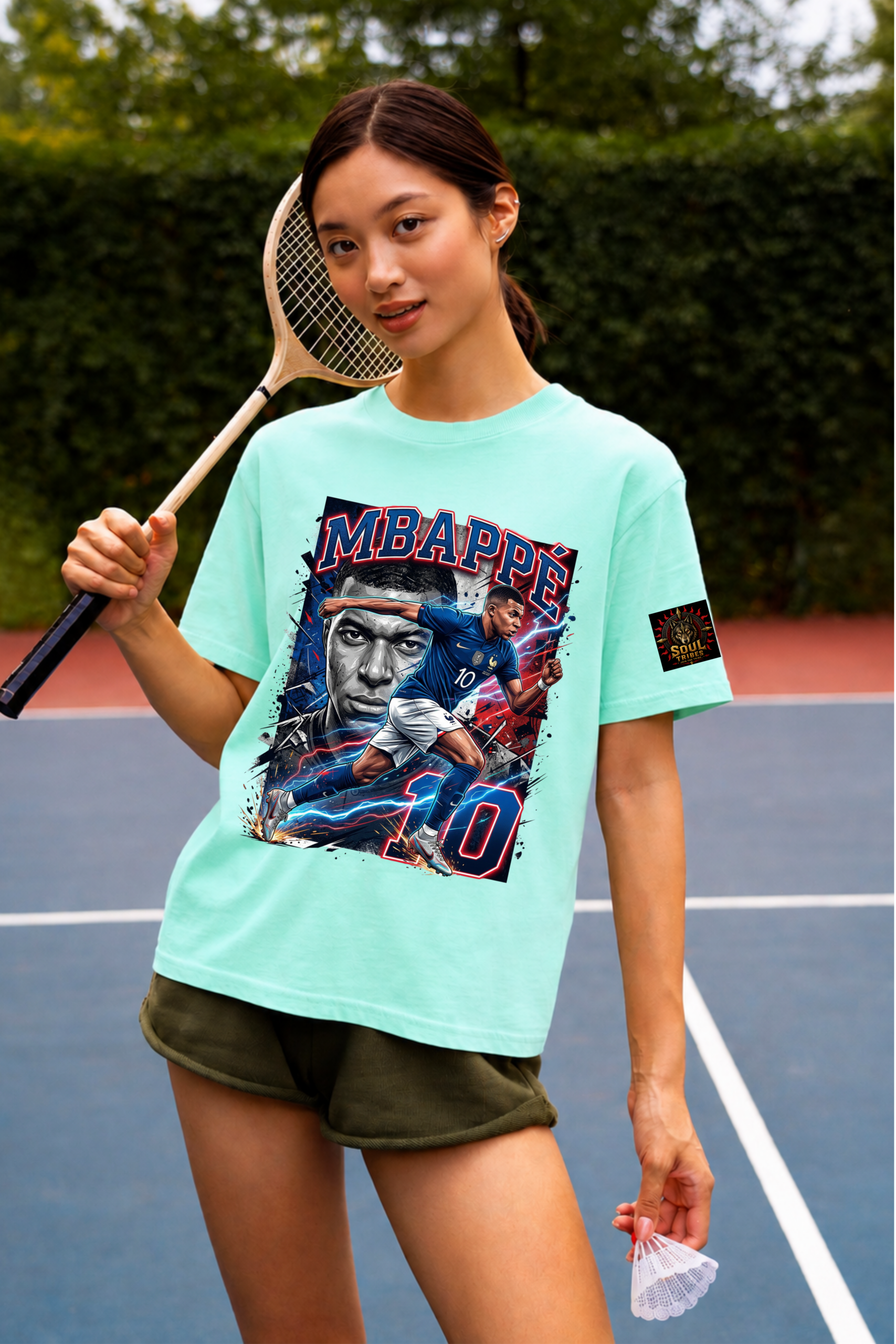 soul tribes unisex mbappé france fifa 2026 oversized t shirt soul tribes unisex mbappé france fifa 2026 oversized t shirt