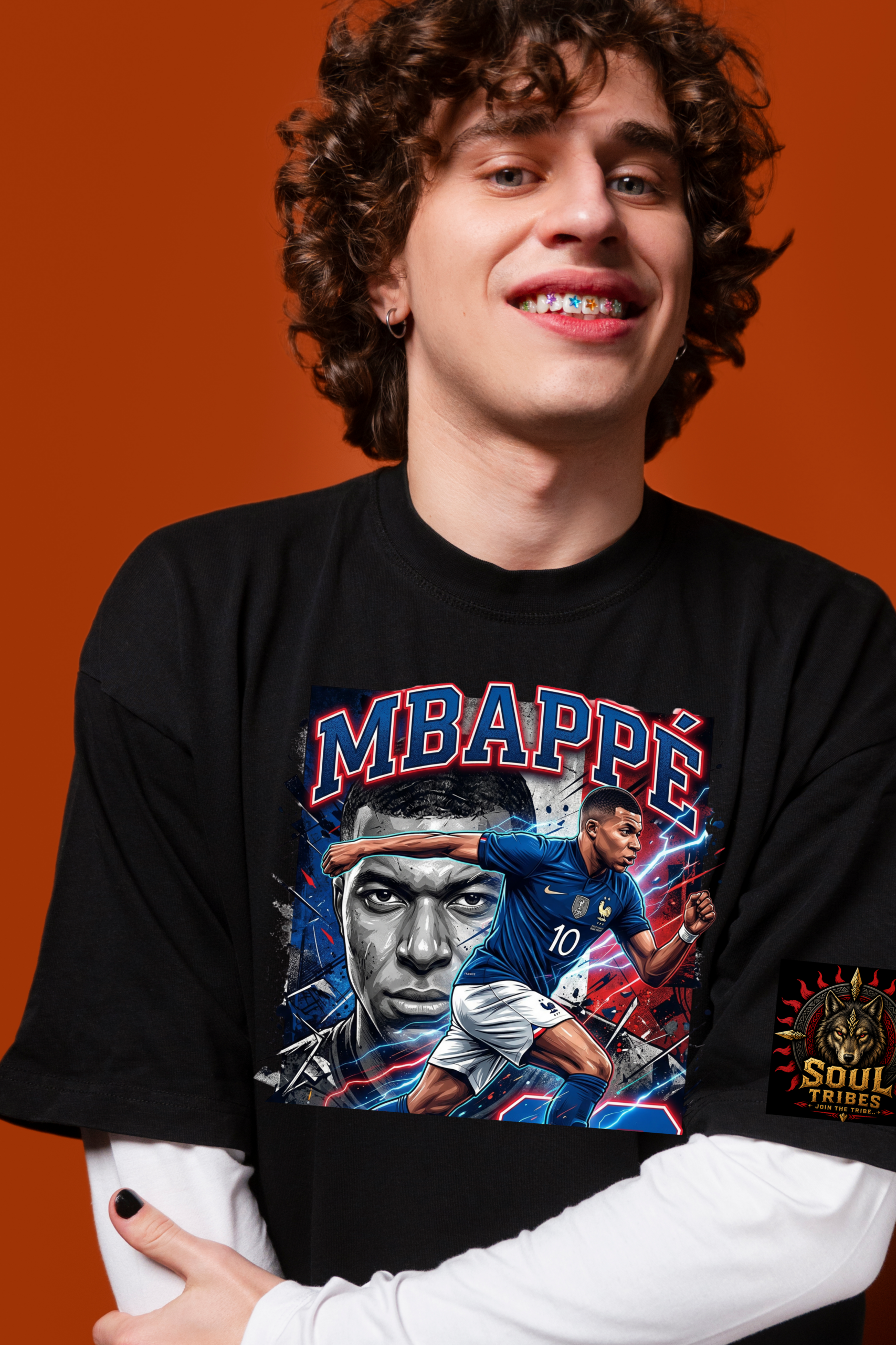 soul tribes unisex mbappé france fifa 2026 oversized t shirt soul tribes unisex mbappé france fifa 2026 oversized t shirt