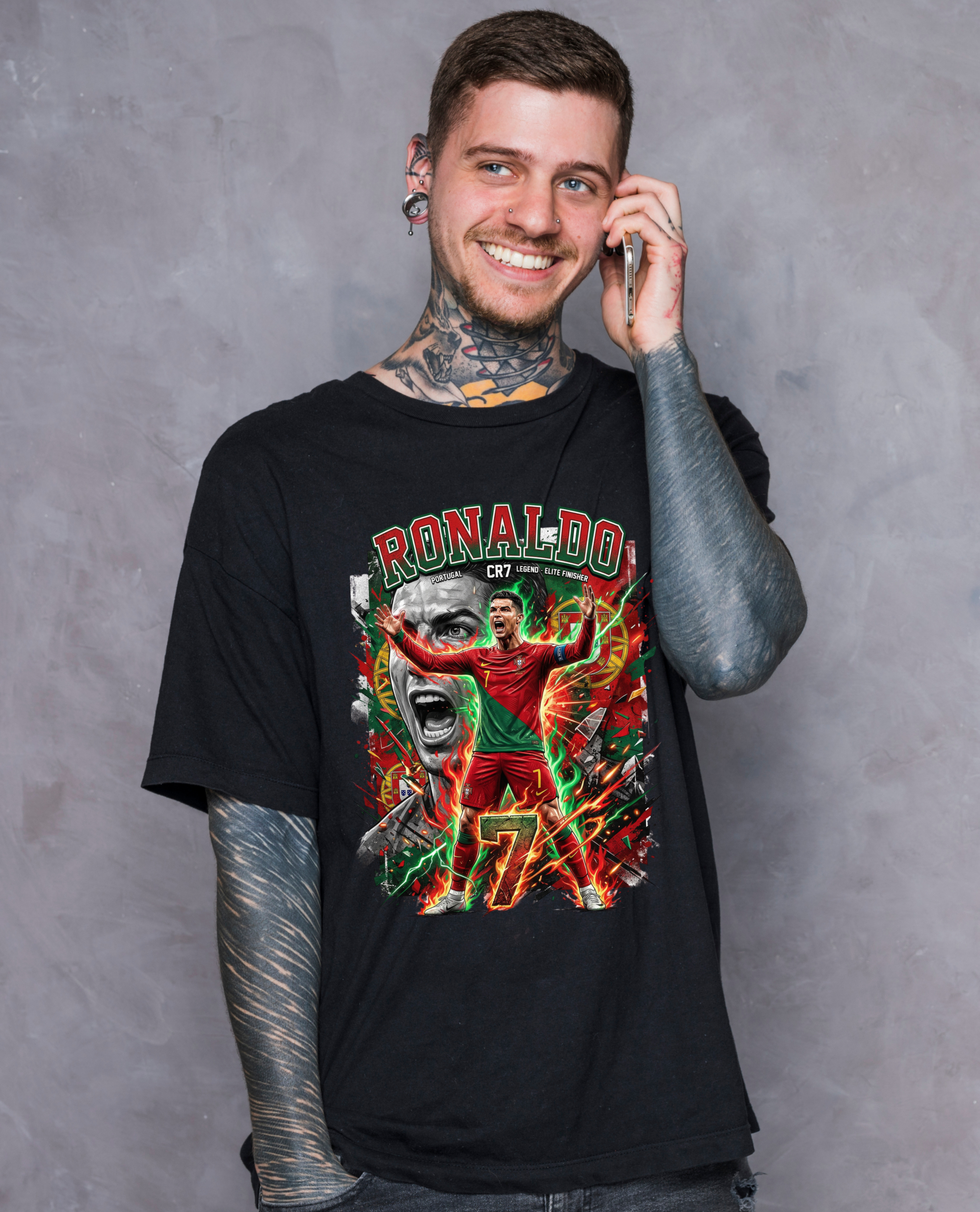 soul tribes unisex ronaldo portugal fifa 2026 oversized t shirt soul tribes unisex ronaldo portugal fifa 2026 oversized t shirt