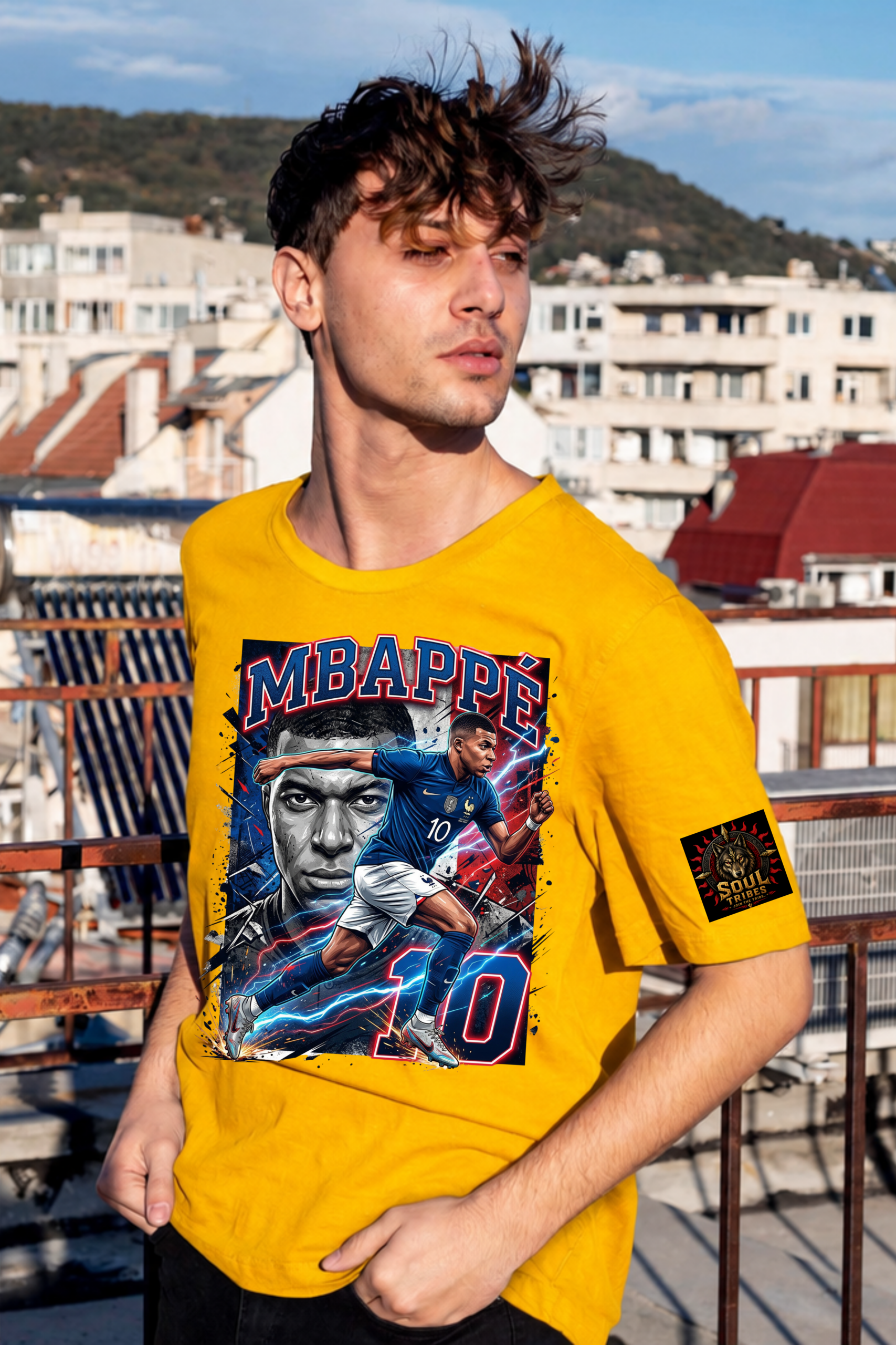 soul tribes unisex mbappé france fifa 2026 oversized t shirt soul tribes unisex mbappé france fifa 2026 oversized t shirt