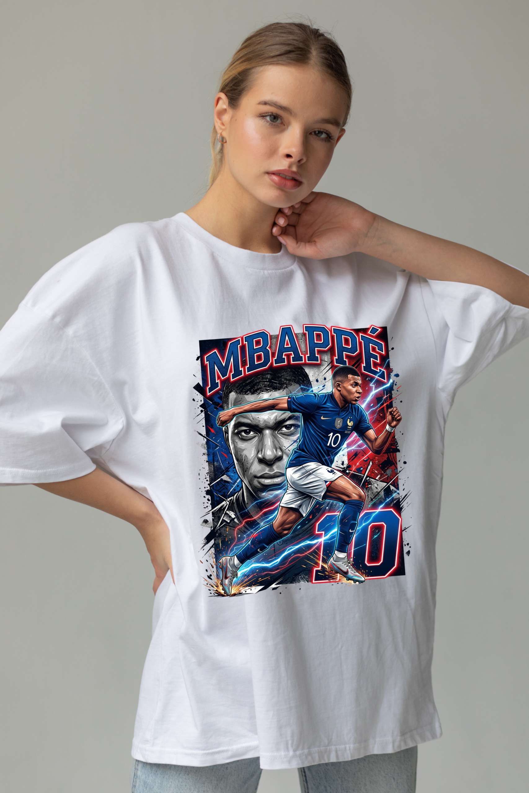 soul tribes unisex mbappé france fifa 2026 oversized t shirt soul tribes unisex mbappé france fifa 2026 oversized t shirt