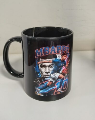 soul tribes kylian mbappé coffee mug – black