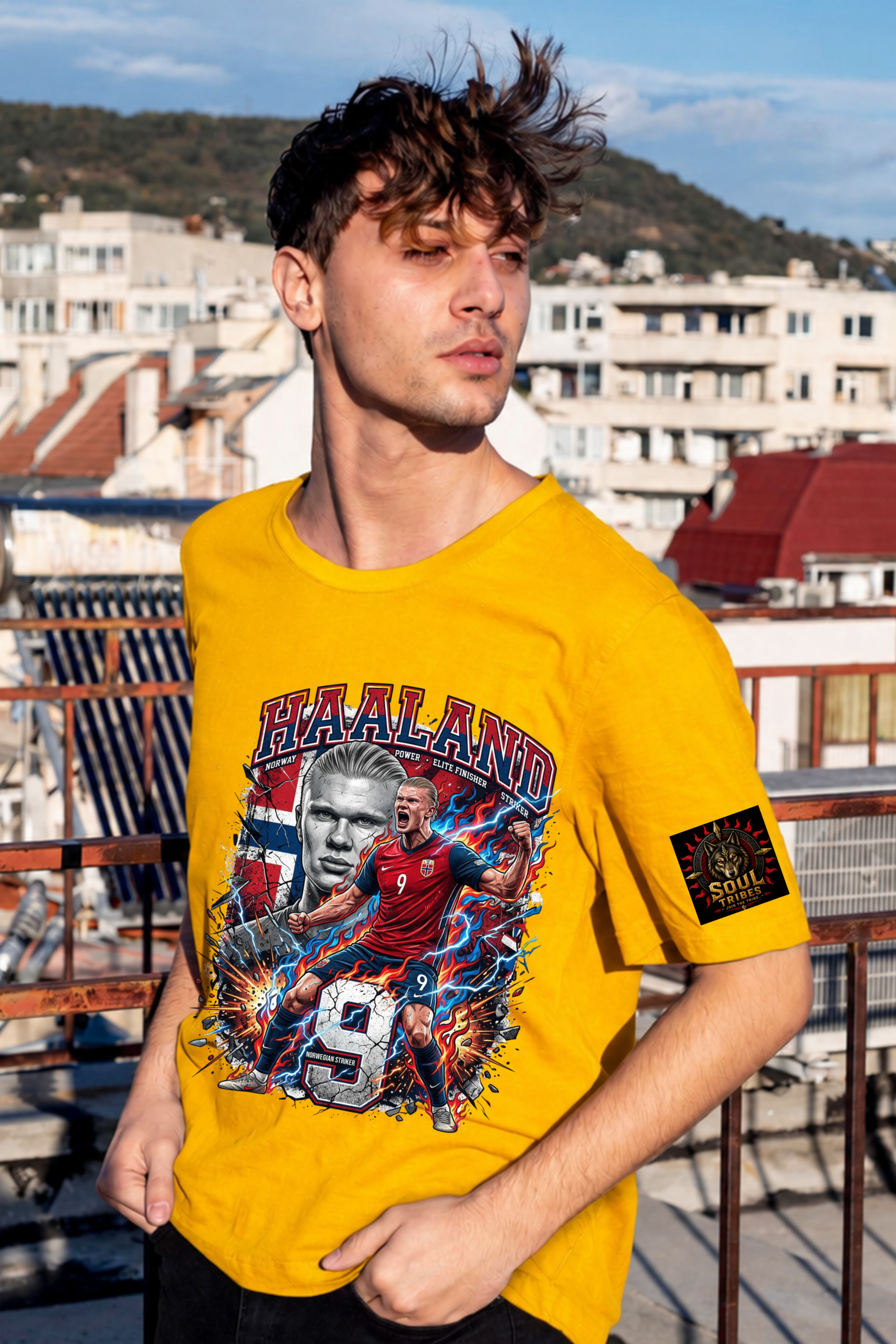 soul tribes unisex haaland norway fifa 2026 oversized t shirt soul tribes unisex haaland norway fifa 2026 oversized t shirt