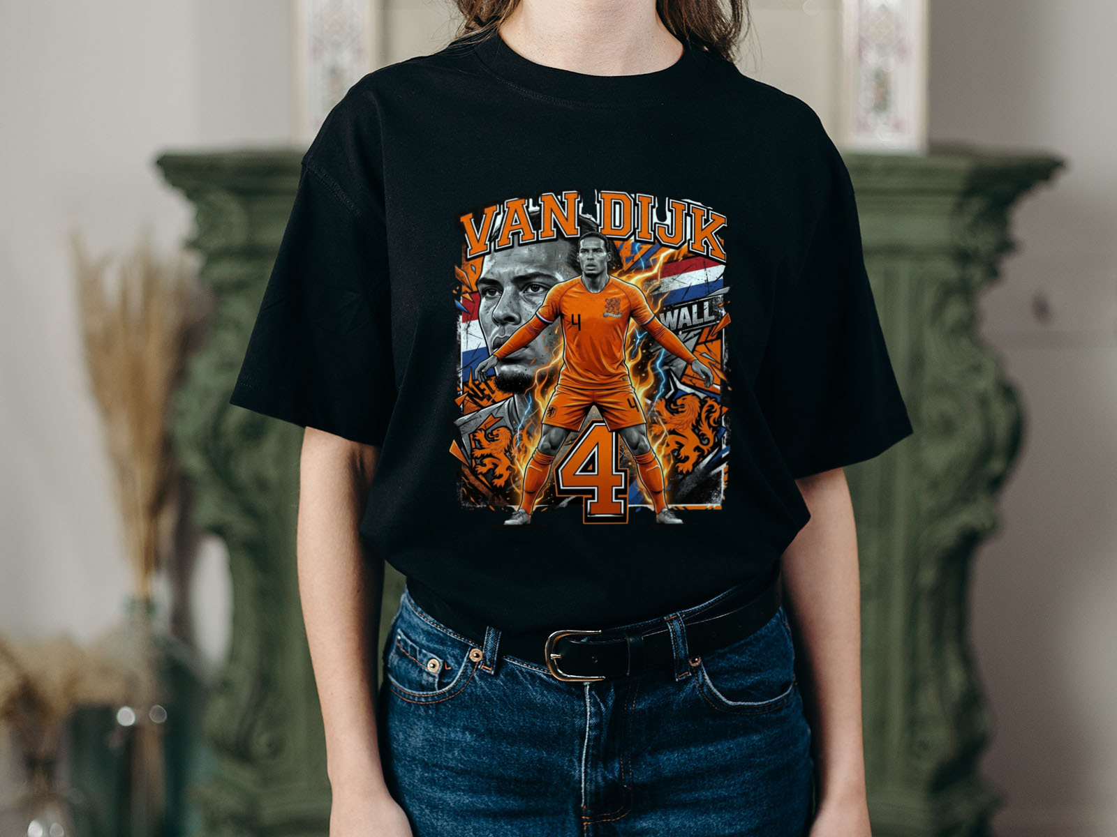 soul tribes unisex van dijk holland fifa 2026 classic crew t shirt soul tribes unisex van dijk holland fifa 2026 classic crew t shirt