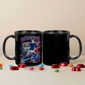 soul tribes kylian mbappé coffee mug – black