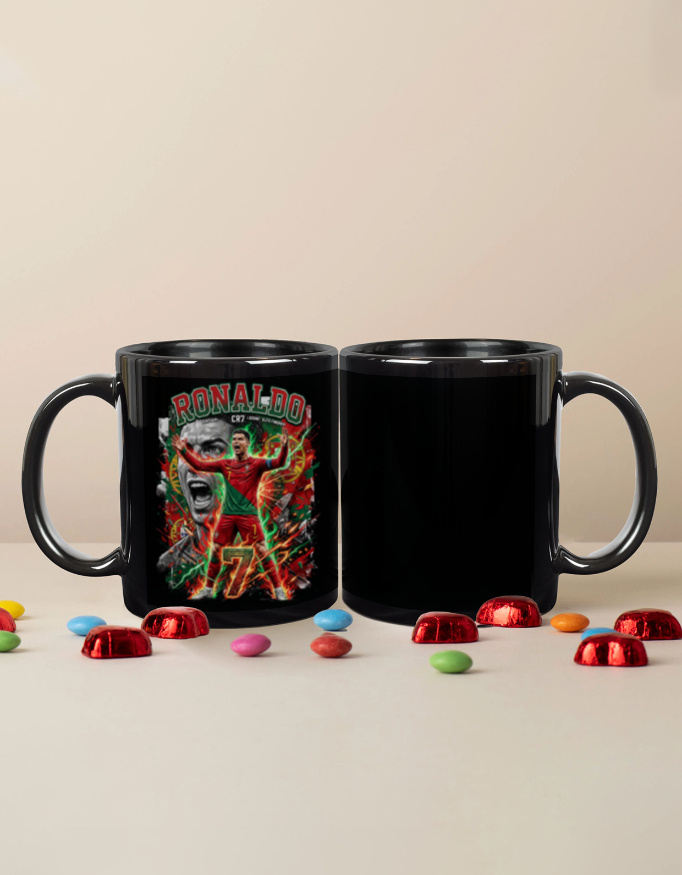 soul tribes cristiano ronaldo cr7 coffee mug – black soul tribes cristiano ronaldo cr7 coffee mug – black