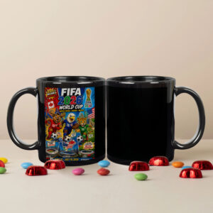 soul tribes fifa 2026 mascots coffee mug black