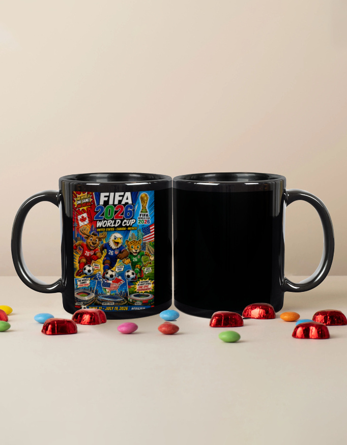 soul tribes fifa 2026 mascots coffee mug black soul tribes fifa 2026 mascots coffee mug black