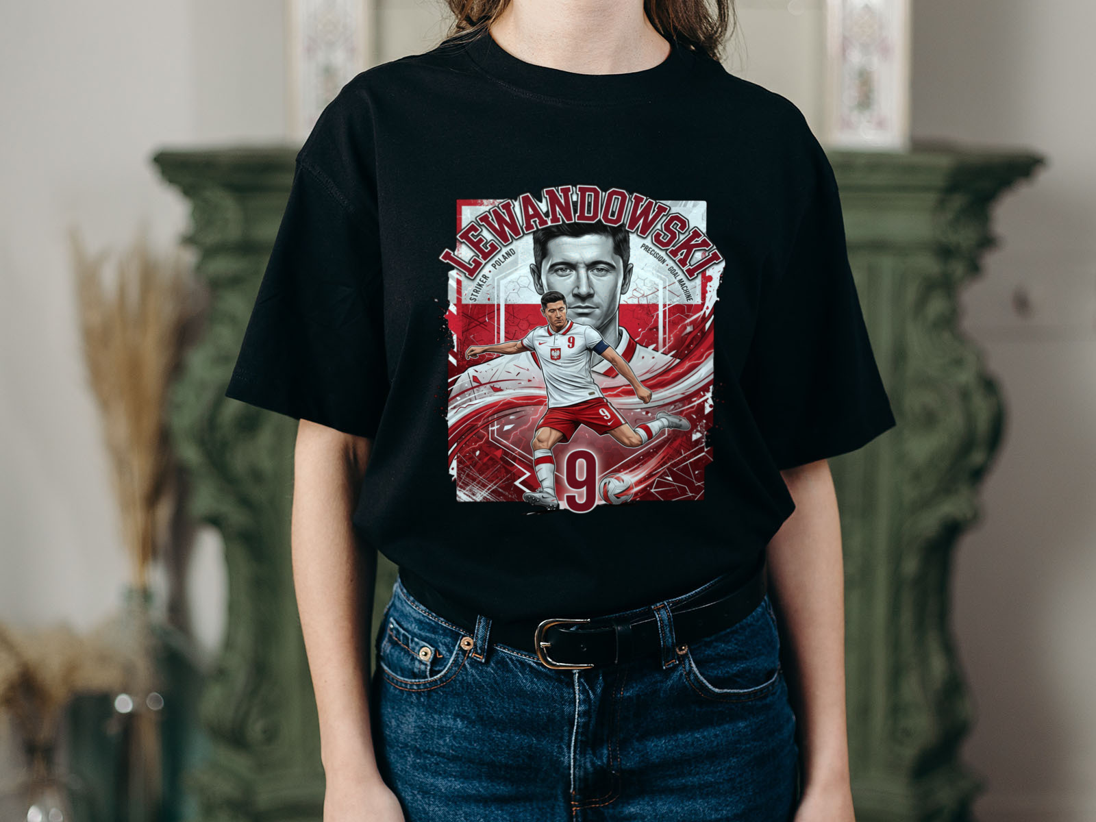 soul tribes unisex lewandowski poland fifa 2026 classic crew t shirt soul tribes unisex lewandowski poland fifa 2026 classic crew t shirt