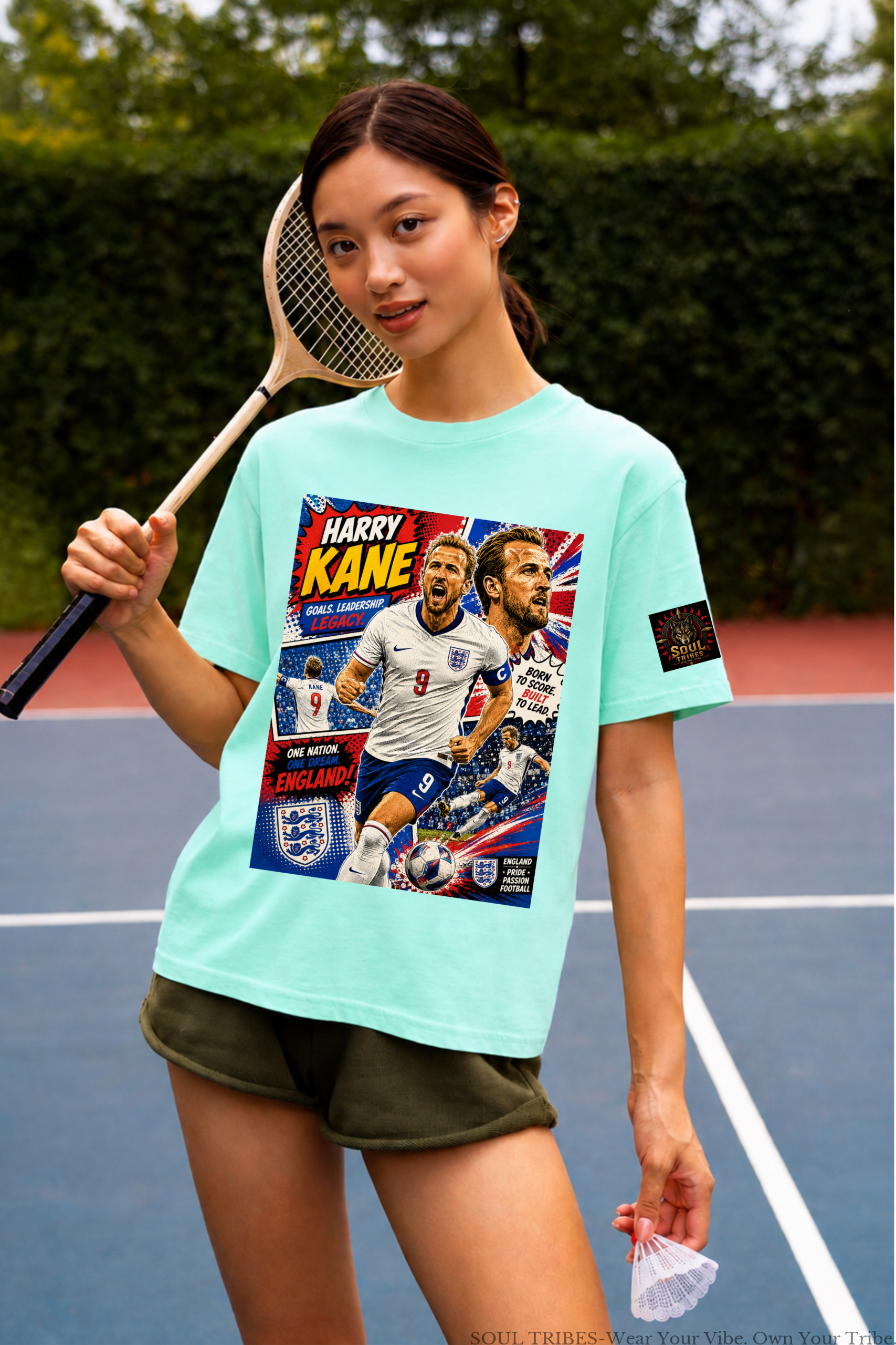 soul tribes unisex kane england fifa 2026 oversized t shirt soul tribes unisex kane england fifa 2026 oversized t shirt