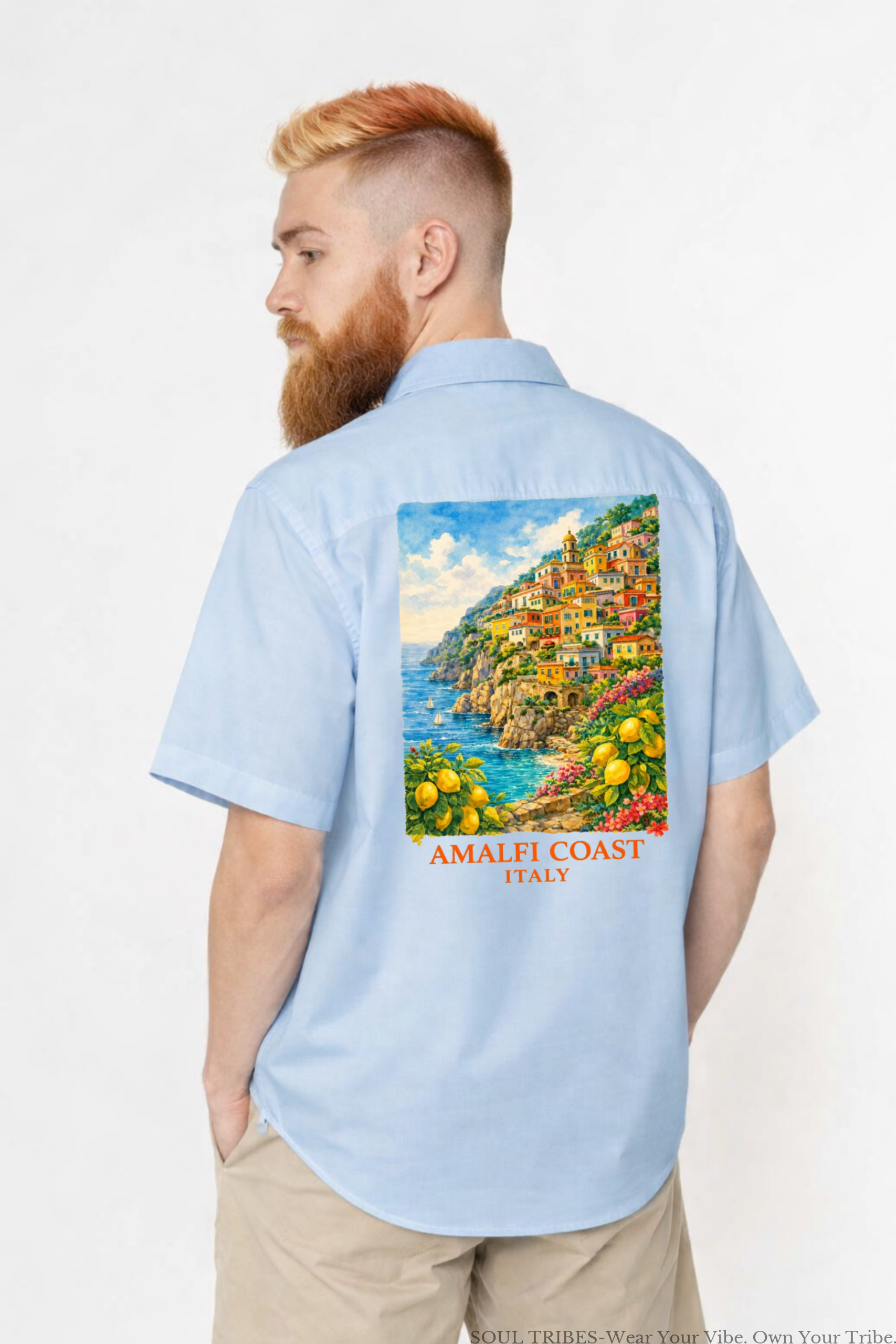 soul tribes unisex amalfi coast oversized shirt soul tribes unisex amalfi coast oversized shirt