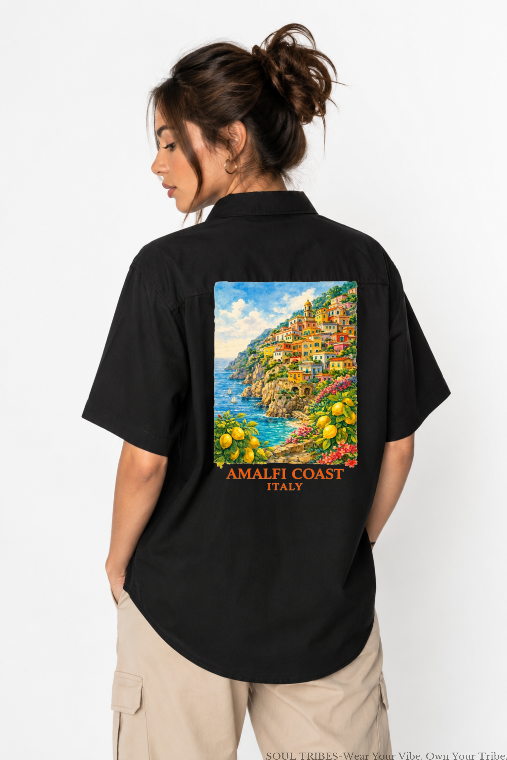 soul tribes unisex amalfi coast oversized shirt soul tribes unisex amalfi coast oversized shirt