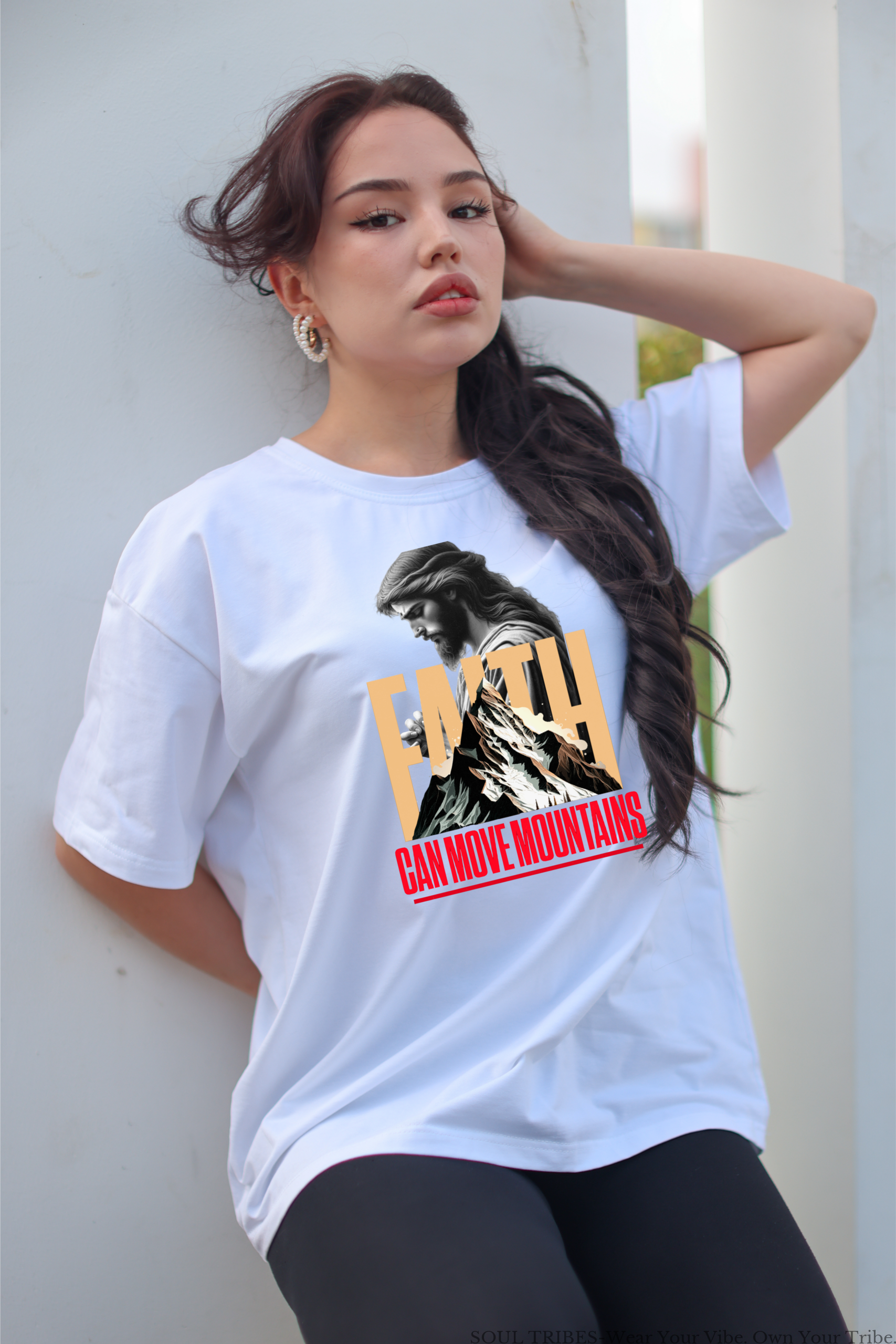 soul tribes unisex faith can move mountains oversized t shirt soul tribes unisex faith can move mountains oversized t shirt