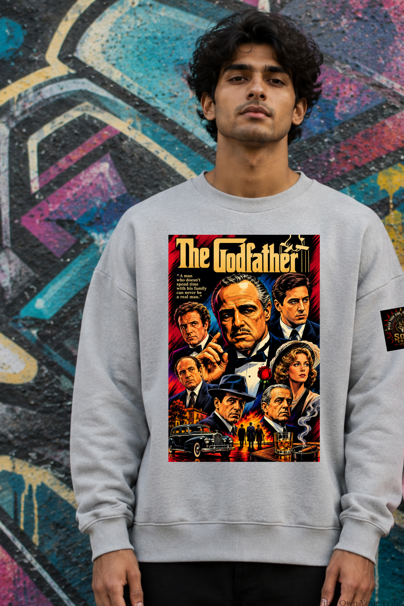 soul tribes unisex the godfather sweatshirt soul tribes unisex the godfather sweatshirt