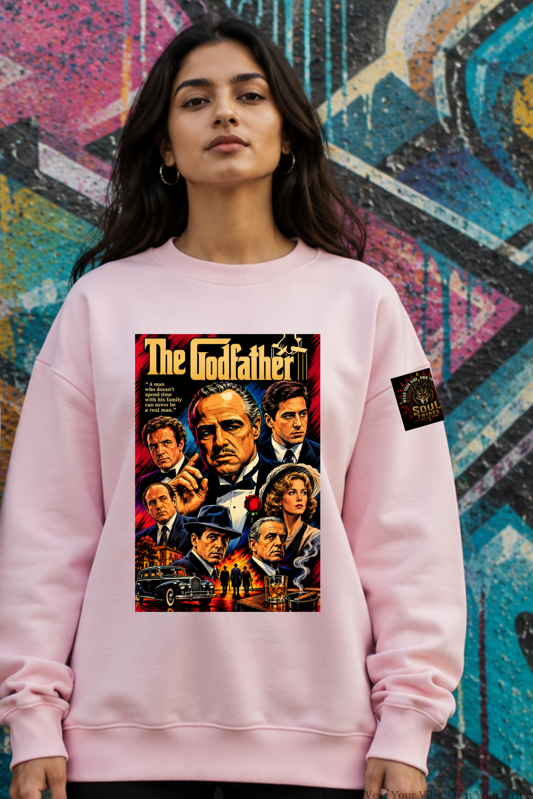 soul tribes unisex the godfather sweatshirt soul tribes unisex the godfather sweatshirt