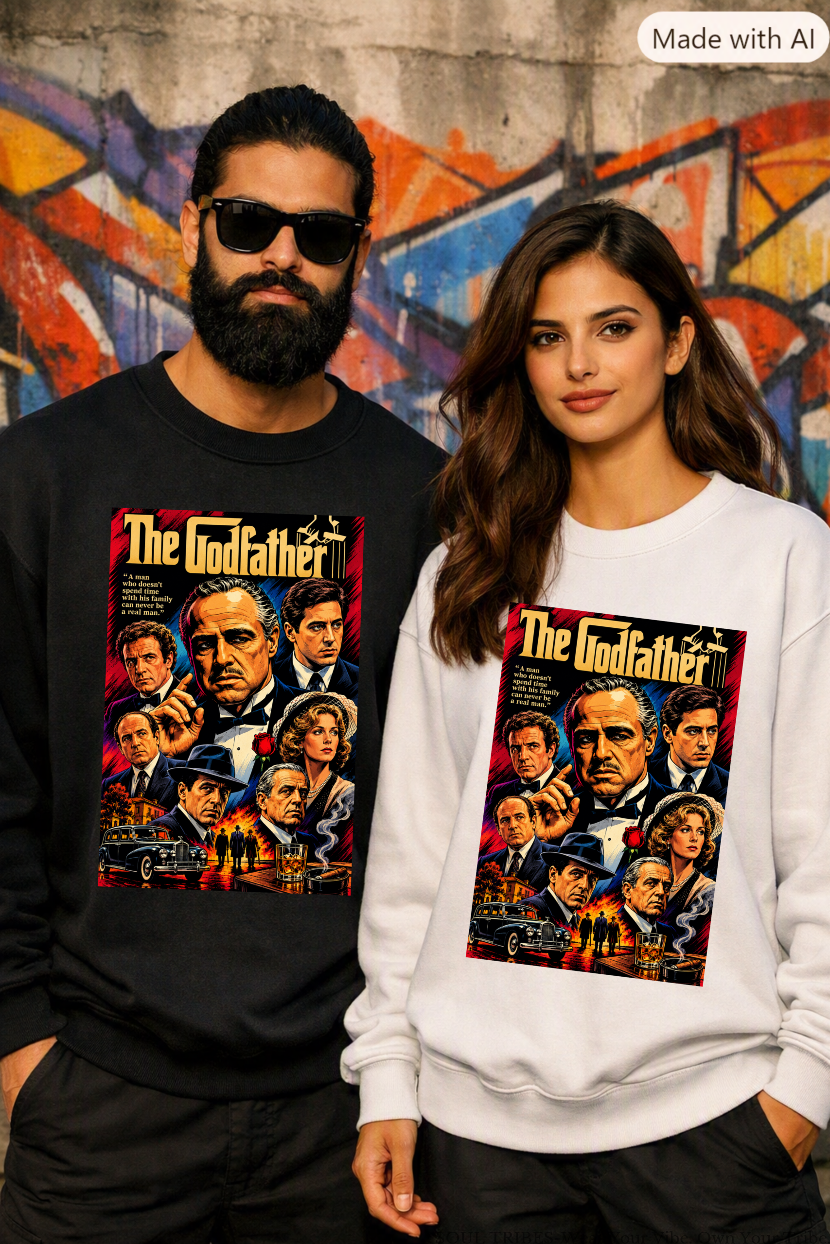 soul tribes unisex the godfather sweatshirt soul tribes unisex the godfather sweatshirt