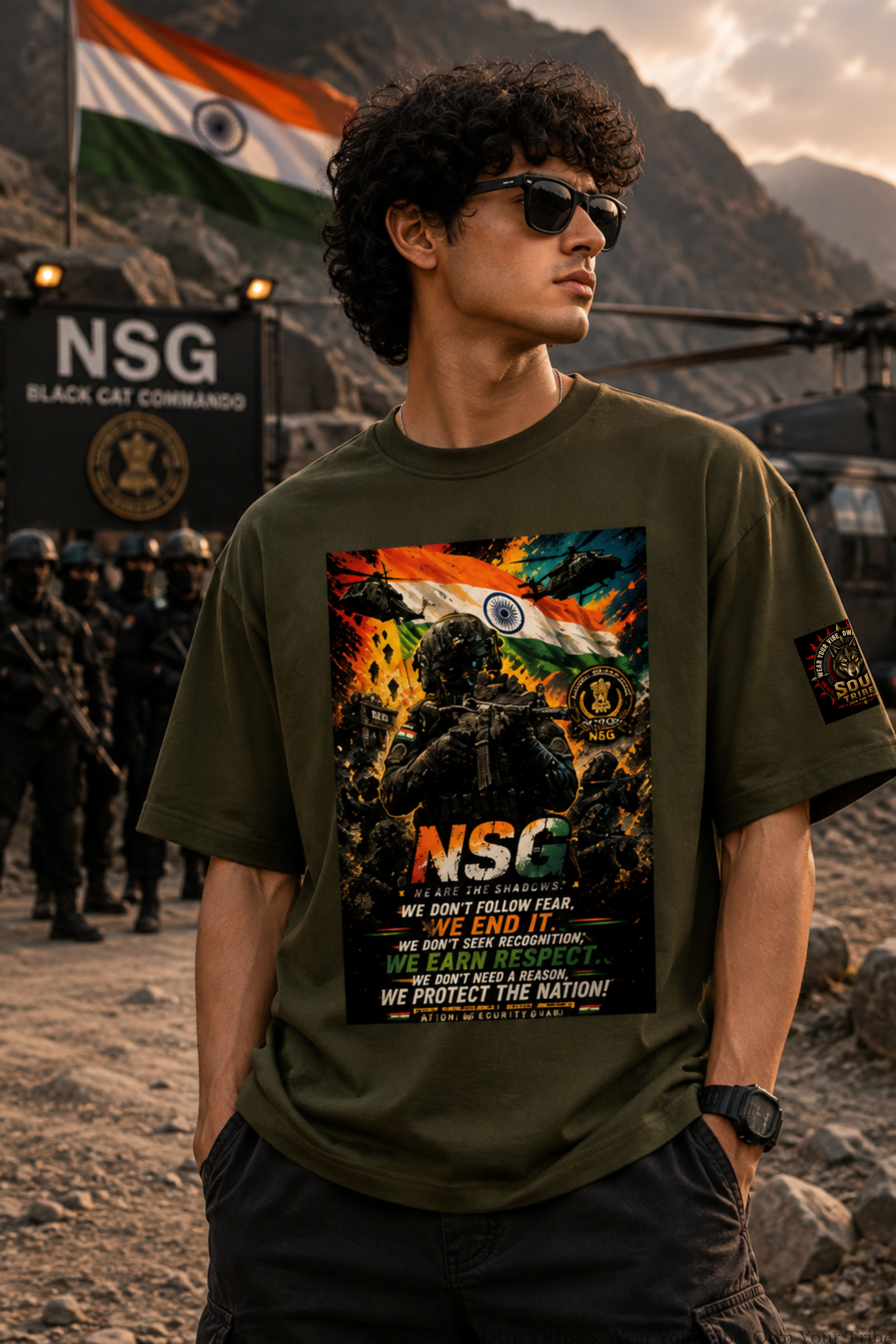 soul tribes nsg black cat commando unisex oversized t shirt soul tribes nsg black cat commando unisex oversized t shirt