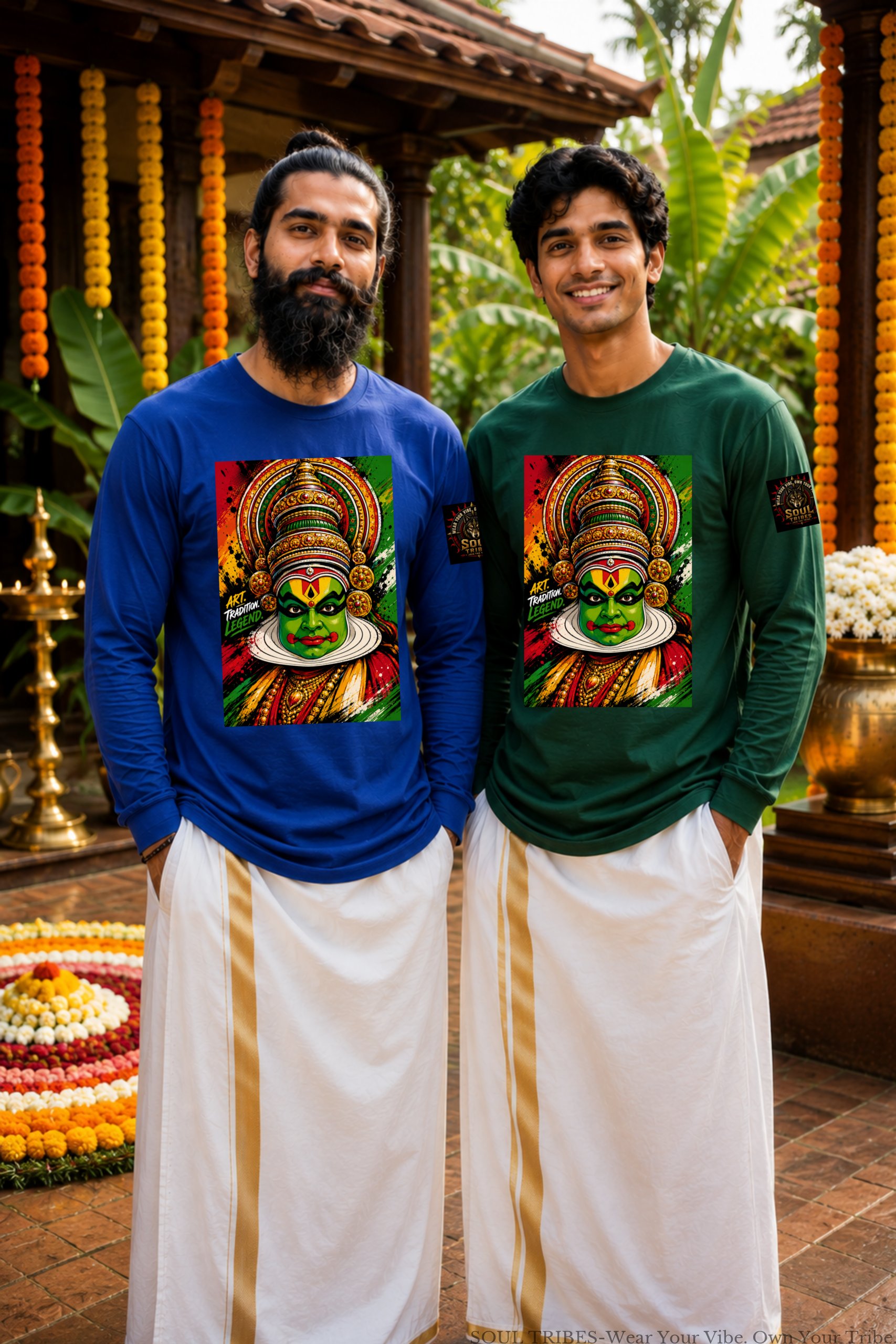 soul tribes men’s kathakali face full sleeve t shirt soul tribes men’s kathakali face full sleeve t shirt