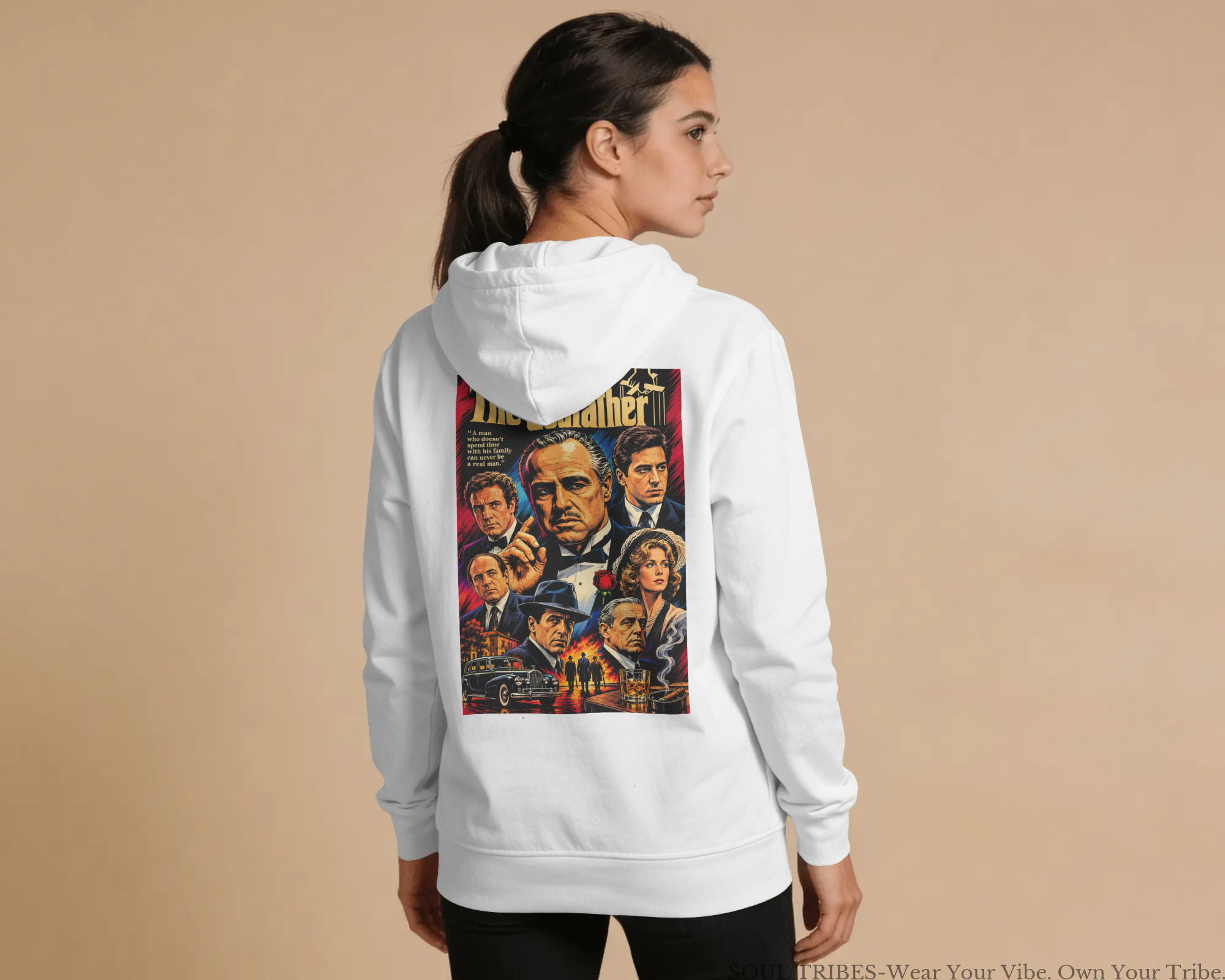 soul tribes unisex the godfather 400 gsm zip hoodie soul tribes unisex the godfather 400 gsm zip hoodie
