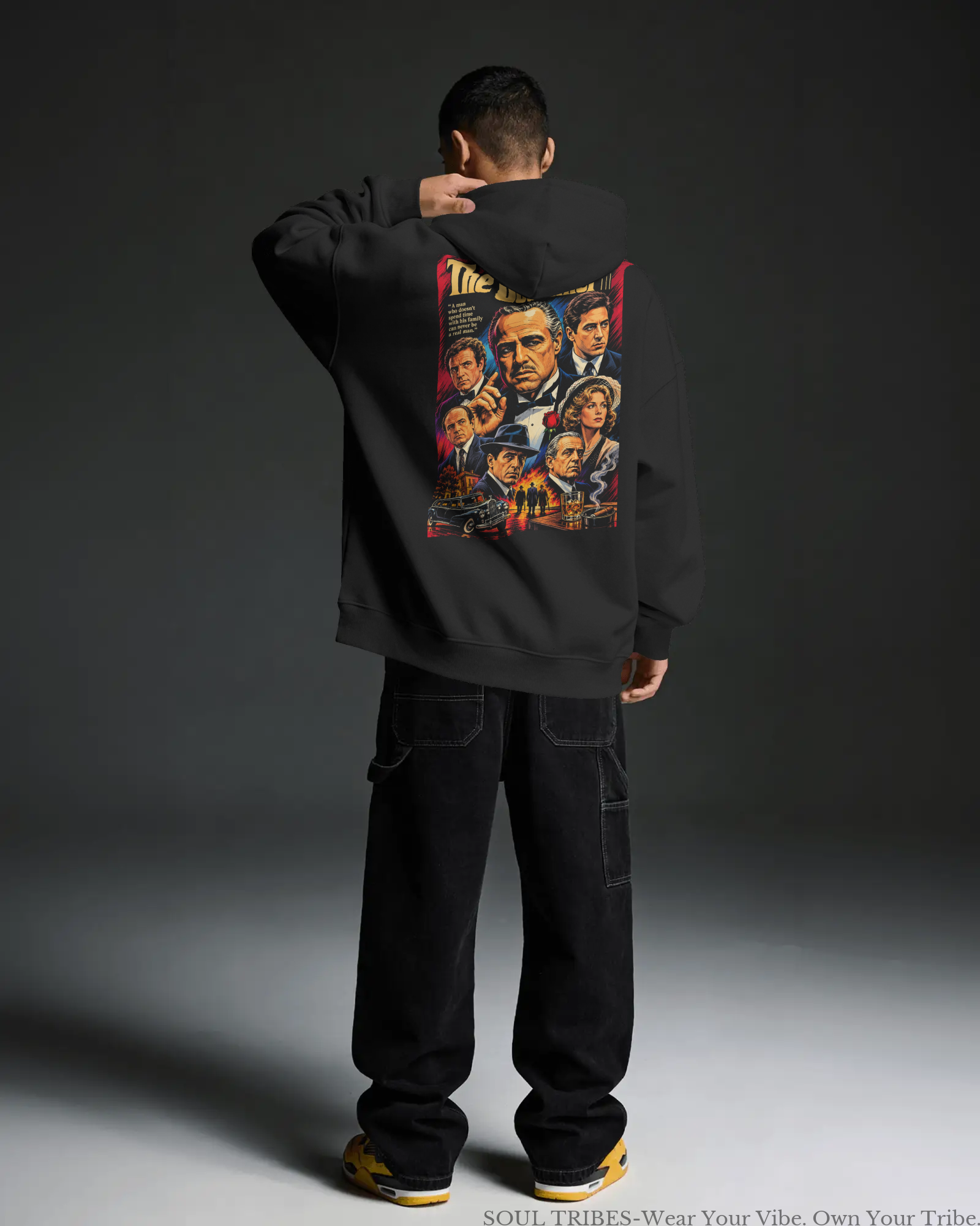 soul tribes unisex the godfather 400 gsm zip hoodie soul tribes unisex the godfather 400 gsm zip hoodie
