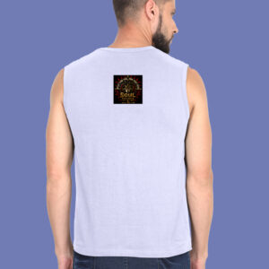 soul tribes mens roaring through every rep sleeveless t shirt